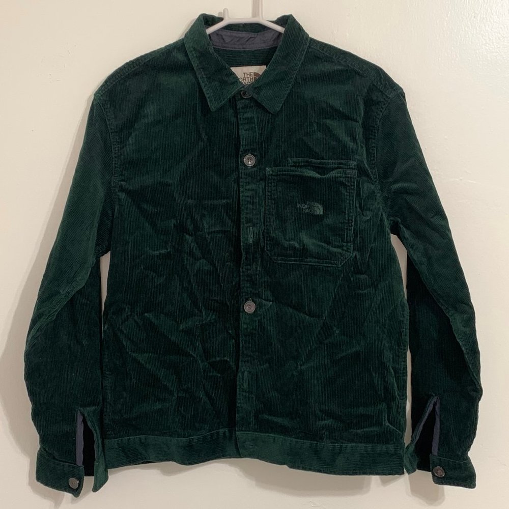 Mens Berkeley Cord Overshirt, Size M, Scarab Green
